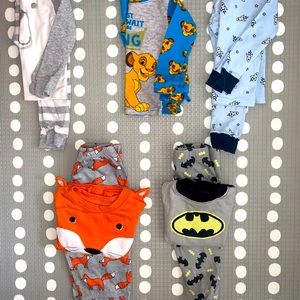Toddler boys pajama bundle